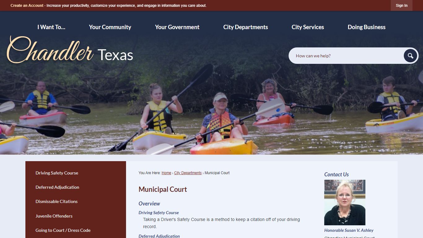 Municipal Court | Chandler, TX - Official Website